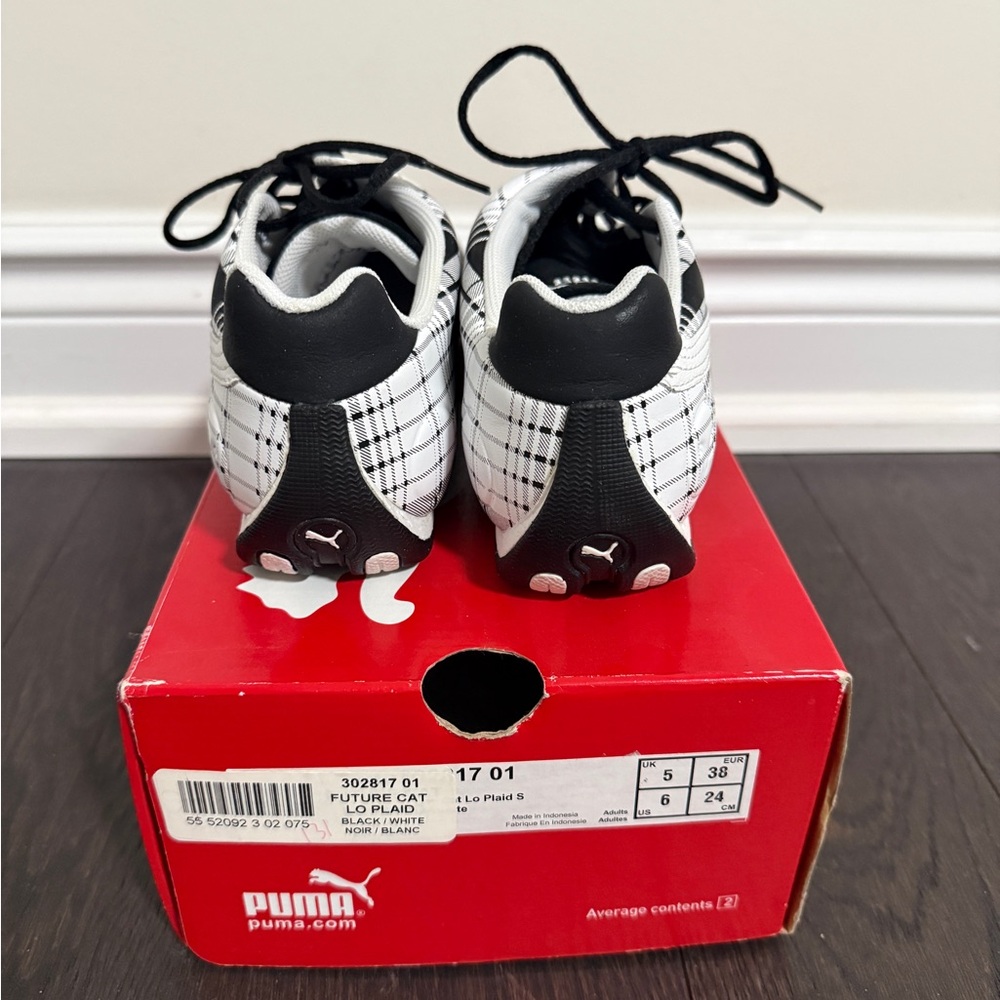 puma vintage future cat lo plaid sneakers - Picture 4 of 5